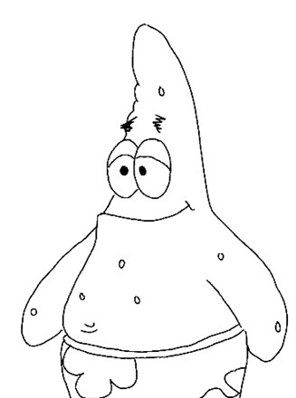 Spongebob squarepants coloring page