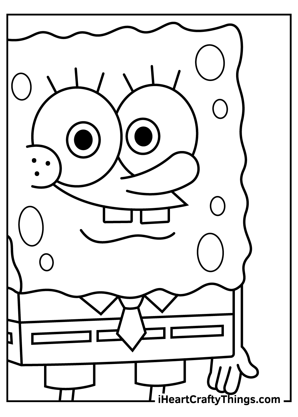 Spongebob coloring pages free printables