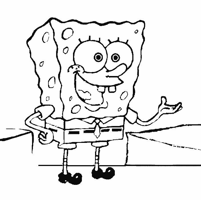 Spongebob printable coloring sheets