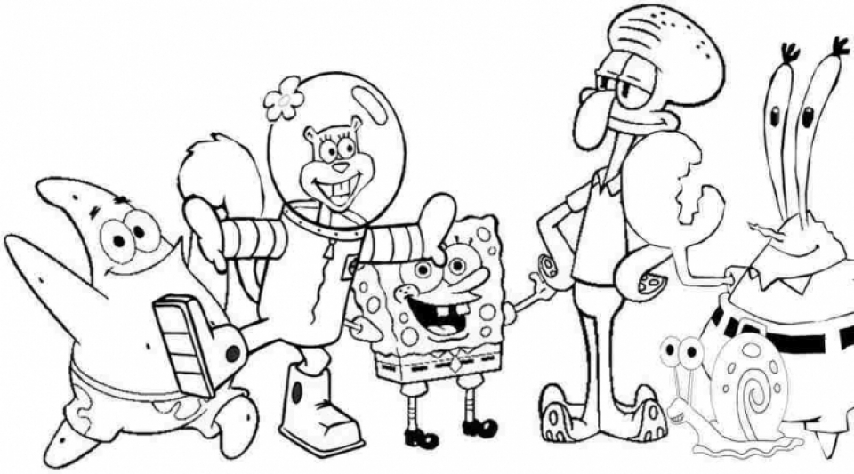 Get this printable spongebob squarepants coloring pages online x