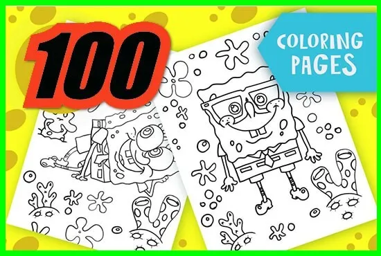 Spongebob printable coloring sheets