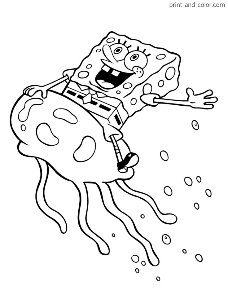 Spongebob squarepants coloring pages print and color coloring pages spongebob drawings free coloring pages