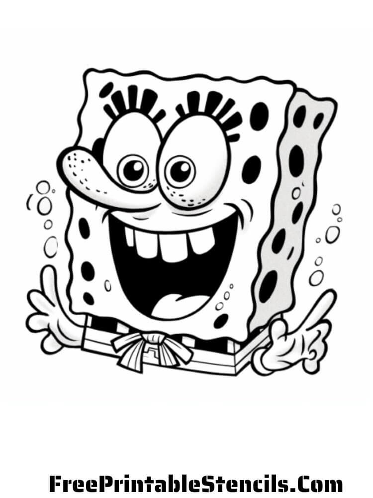 Free printable spongebob stencils and silhouettes