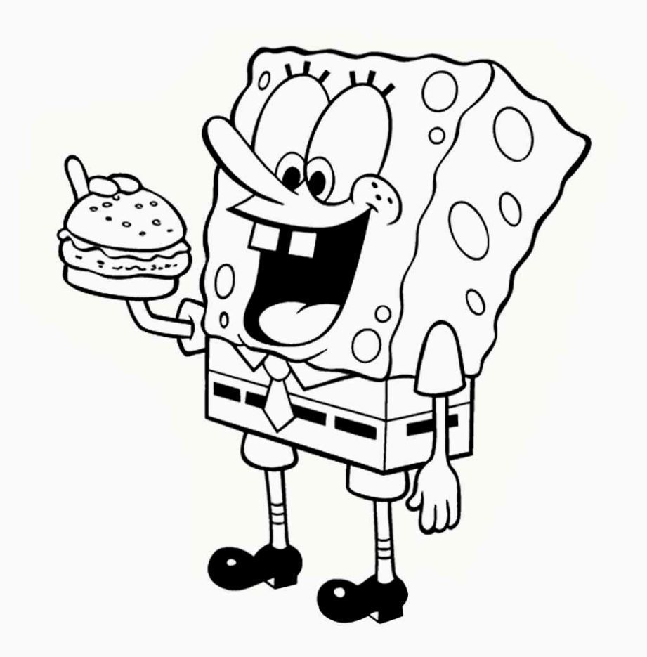 Printable spongebob coloring pages pdf ideas