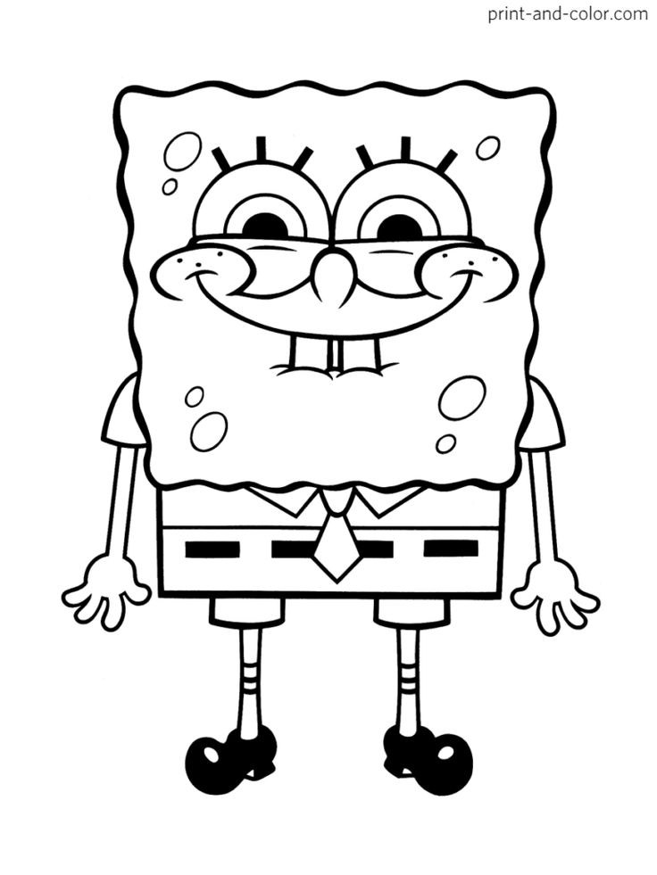 Spongebob squarepants coloring pages print and color spongebob drawings cartoon coloring pages spongebob coloring