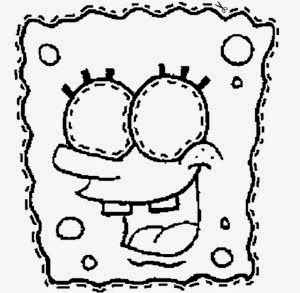 Spongebob squarepants free printable mask template