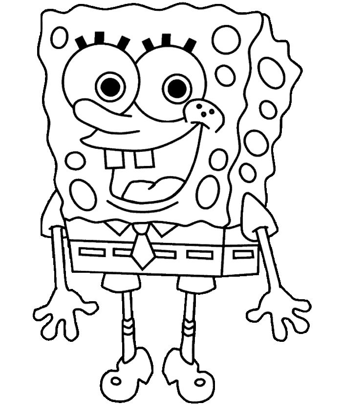 Download or print this amazing coloring page spongebob squarepants coloring page