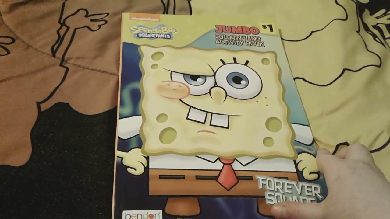 Spongebob squarepants forever square coloring book review