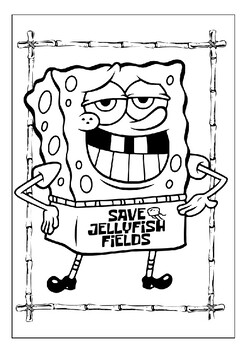 Spongebob coloring pages collection for kids underwater wonders pages