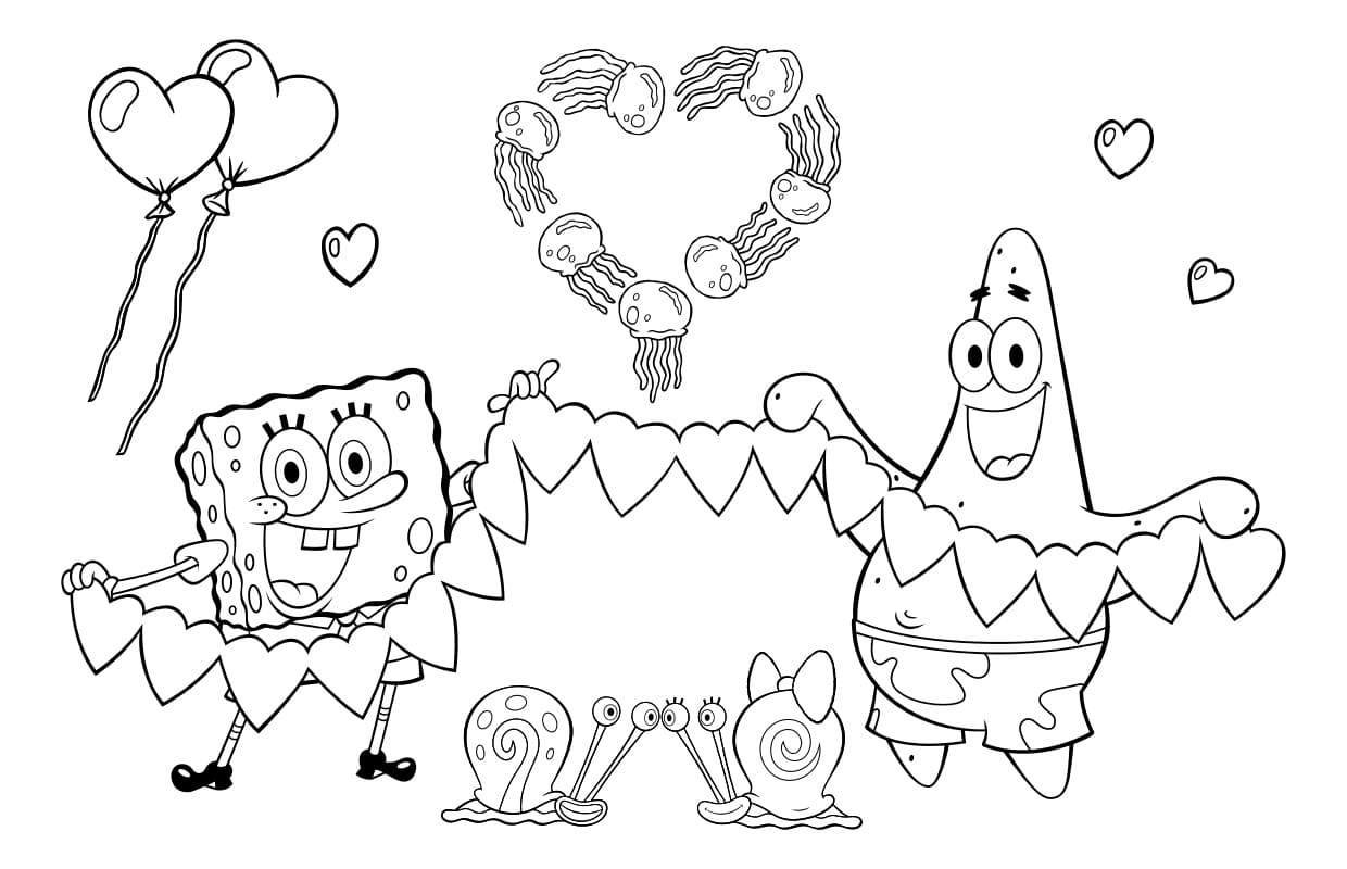 Spongebob coloring pages