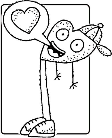 Yelling about love coloring page free printable coloring pages