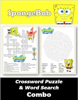 Spongebob printable games tpt