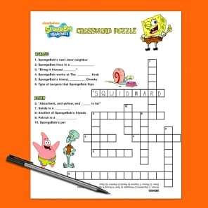 Free spongebob coloring pages and activities