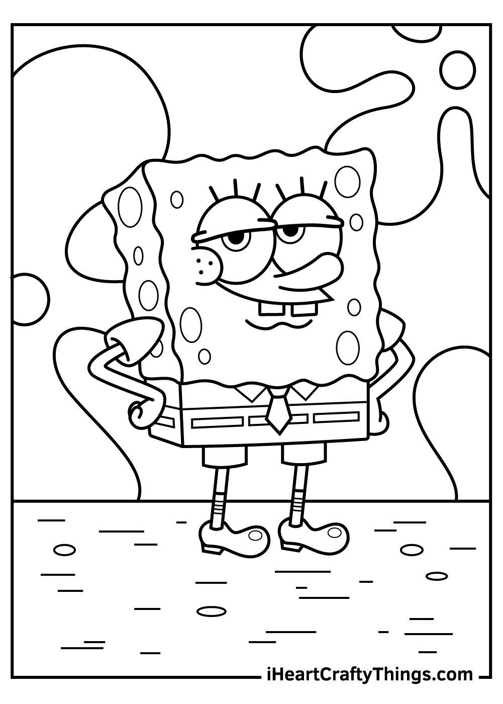 Spongebob coloring pages free printables