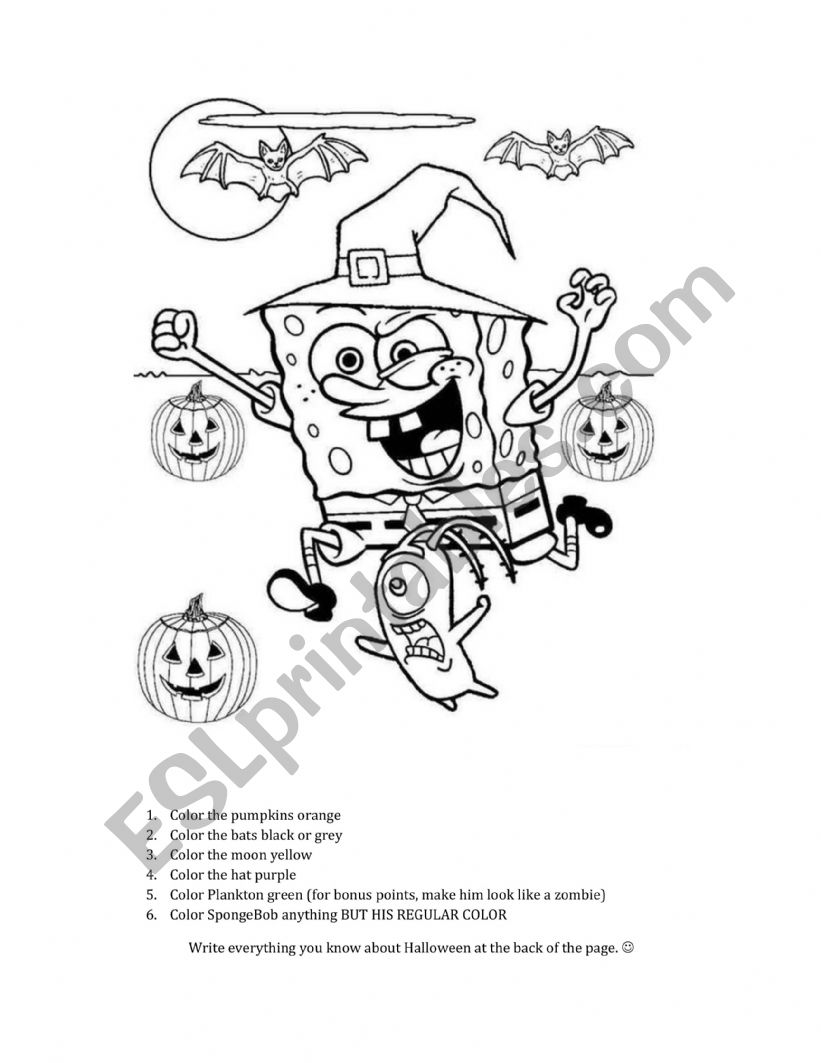 Spongebob halloween