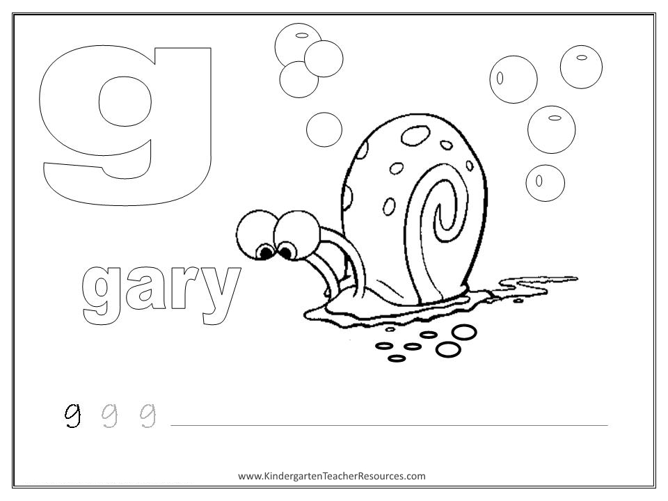 Spongebob alphabet worksheets