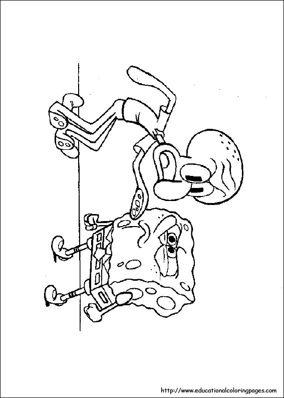 Spongebob coloring pages free for kids