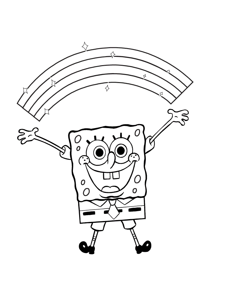 Spongebob coloring pages for kids activity shelter