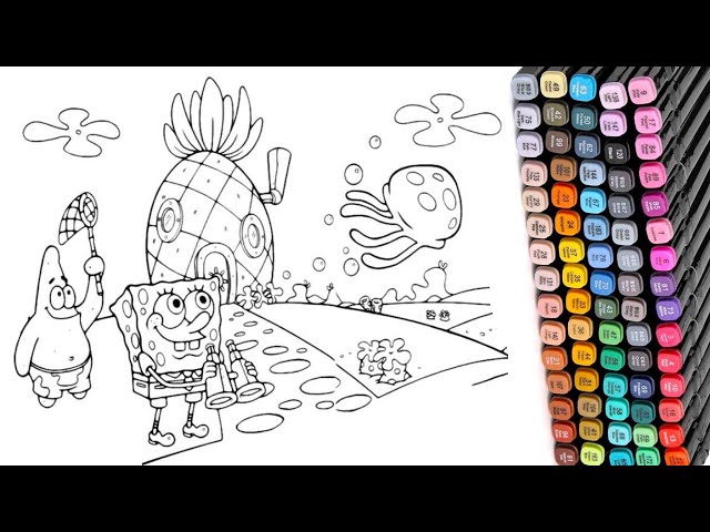 Spongebob and patrick coloring pages