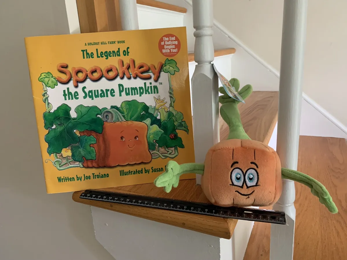 Spookley the square pumpkin book plush