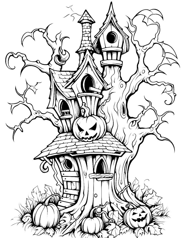 Spooky halloween coloring pages for kids free printables witch coloring pages cute coloring pages halloween coloring pages