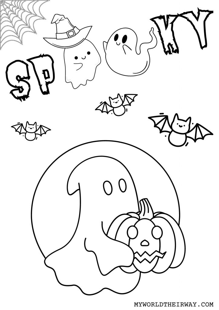 Halloween coloring pages free printables