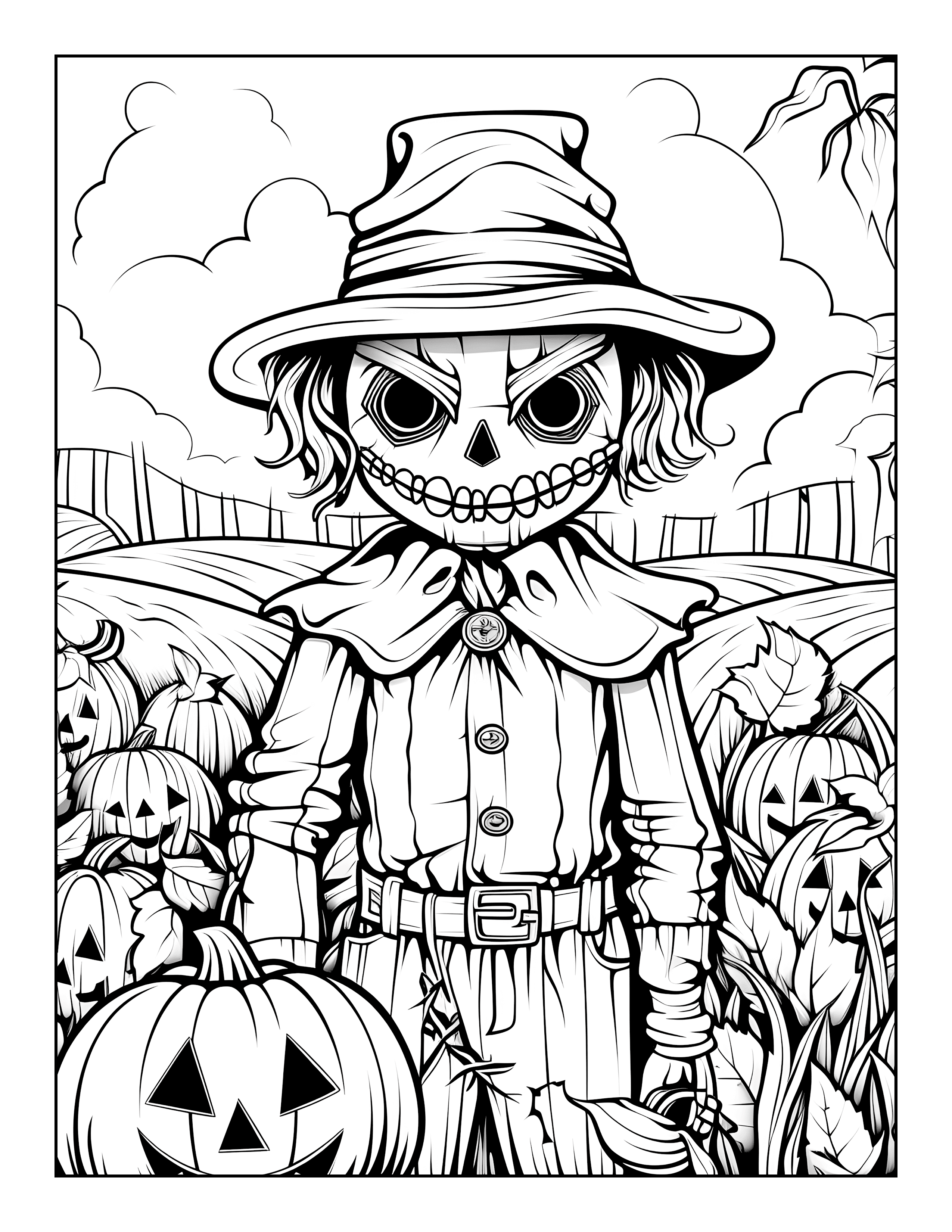 Free halloween coloring pages