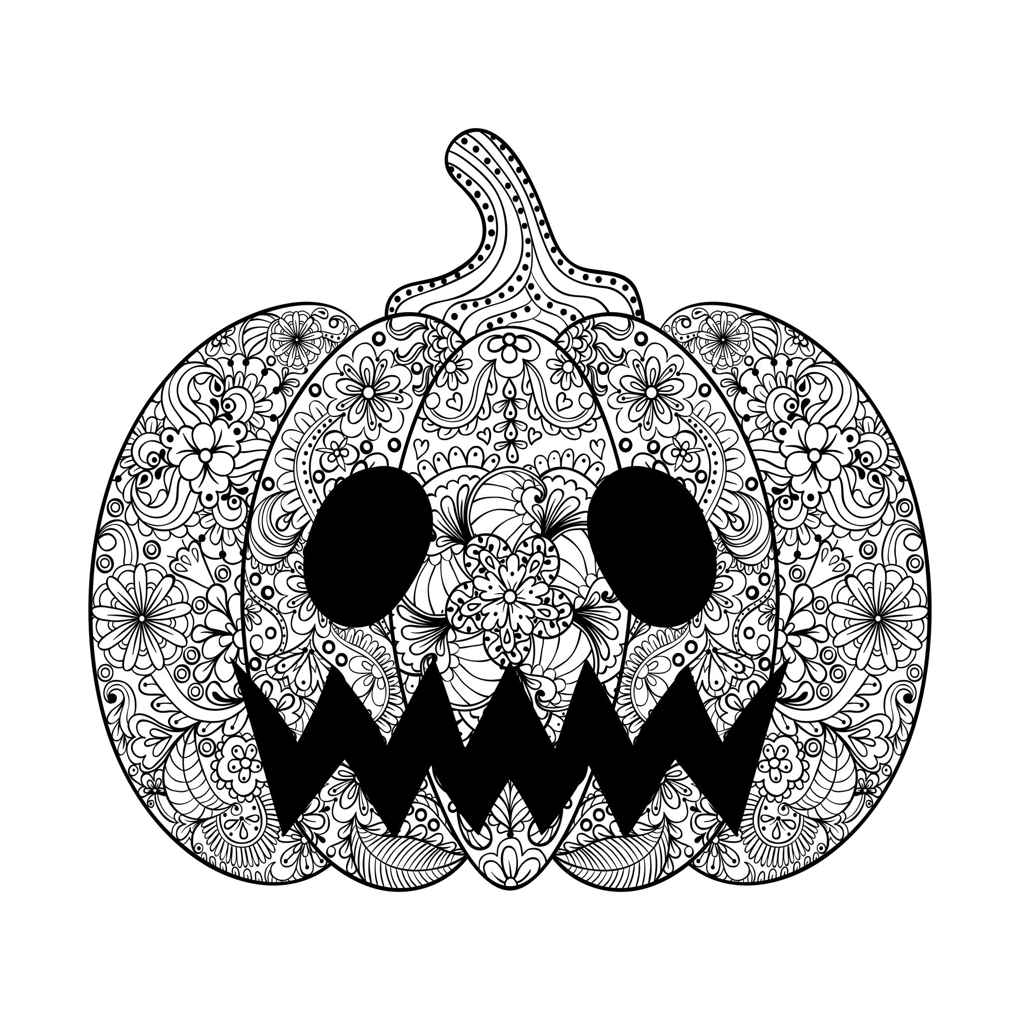 Halloween scary pumpkin by ipanki