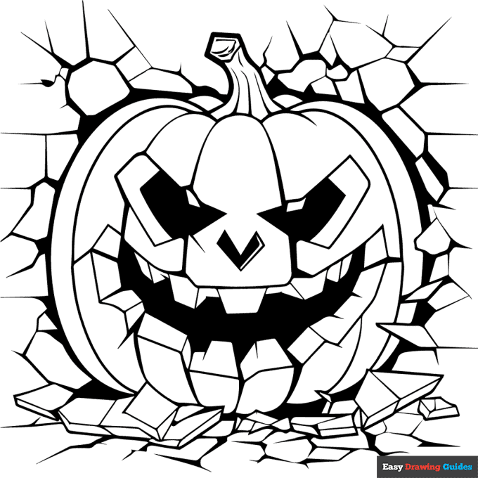 Free printable pumpkin coloring pages for kids