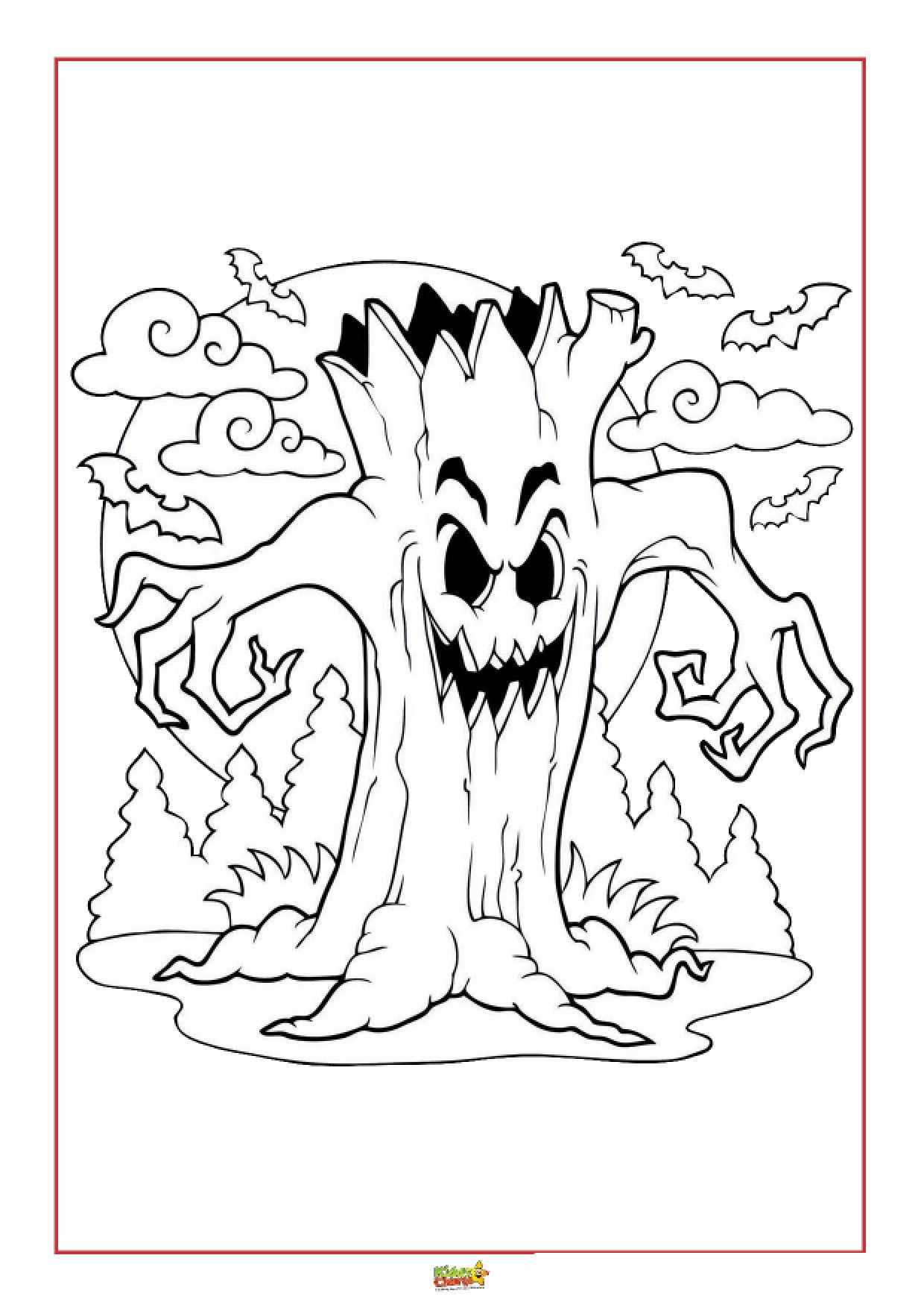 Halloween coloring pages for kids