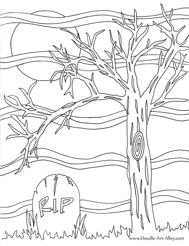 Halloween coloring pages