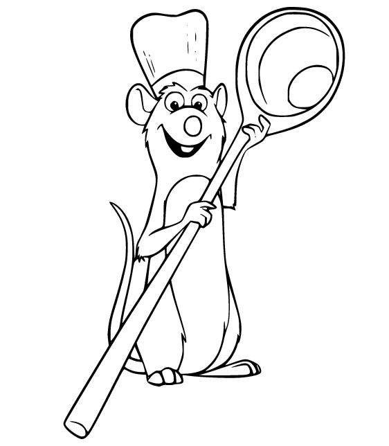 Ratatouille coloring pages printable for free download