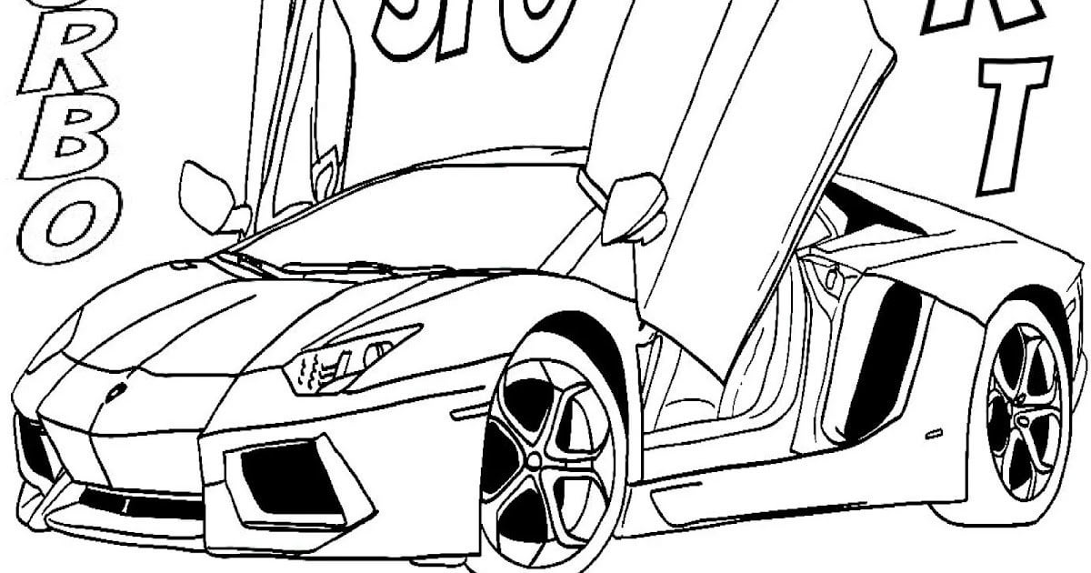 Sports car coloring pages rcoloringpagespdf