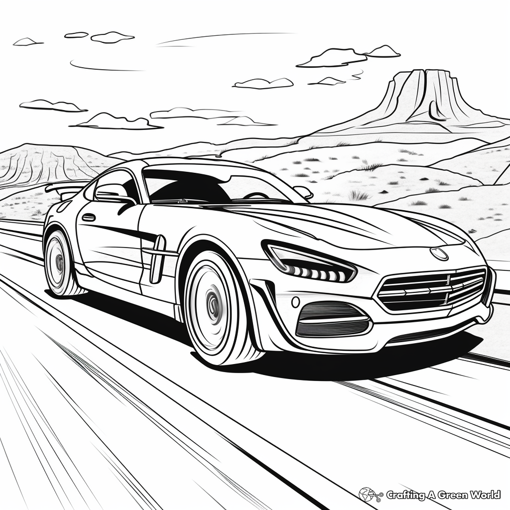 Cars and trucks coloring pages