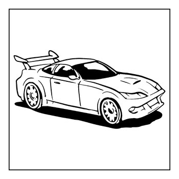 Sport cars coloring sheets for kids printable pdf tpt