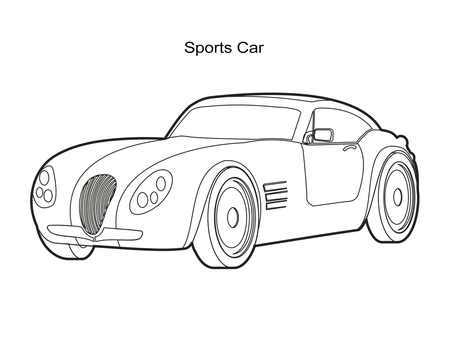 Car coloring sheets sports muscle racing cars and more