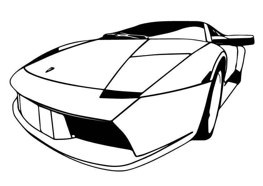 Free printable race car coloring pages for kids