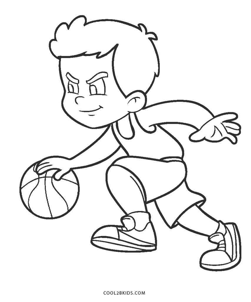 Free printable sports coloring pages for kids