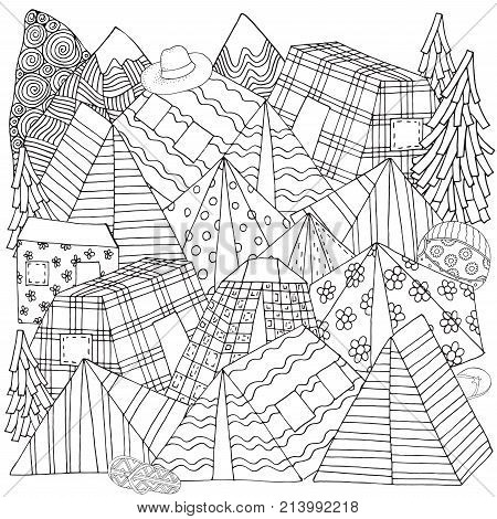 Pattern coloring book vector photo free trial bigstock