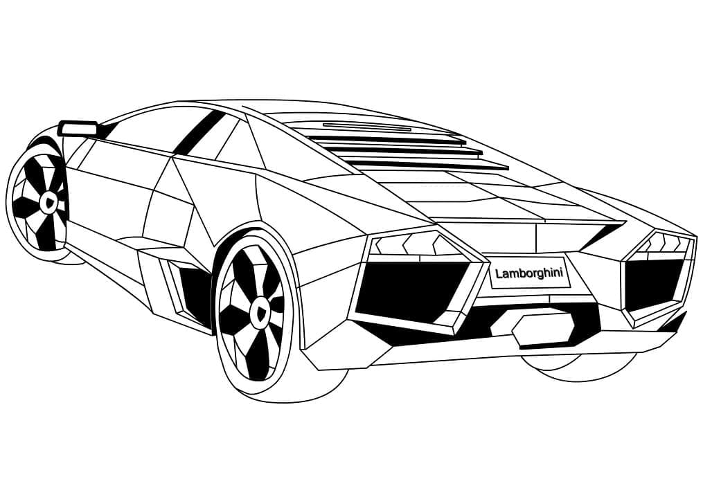 Lamborghini coloring pages