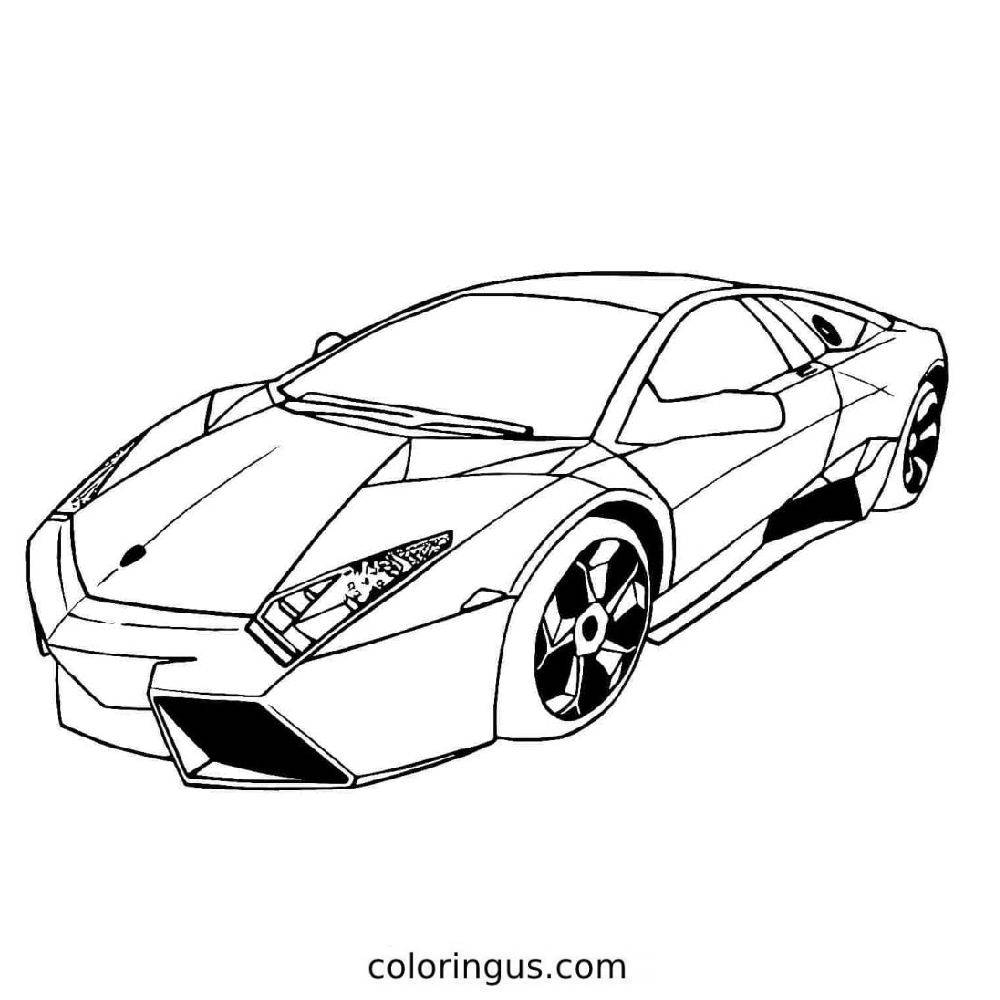 Car coloring pages lamborghini