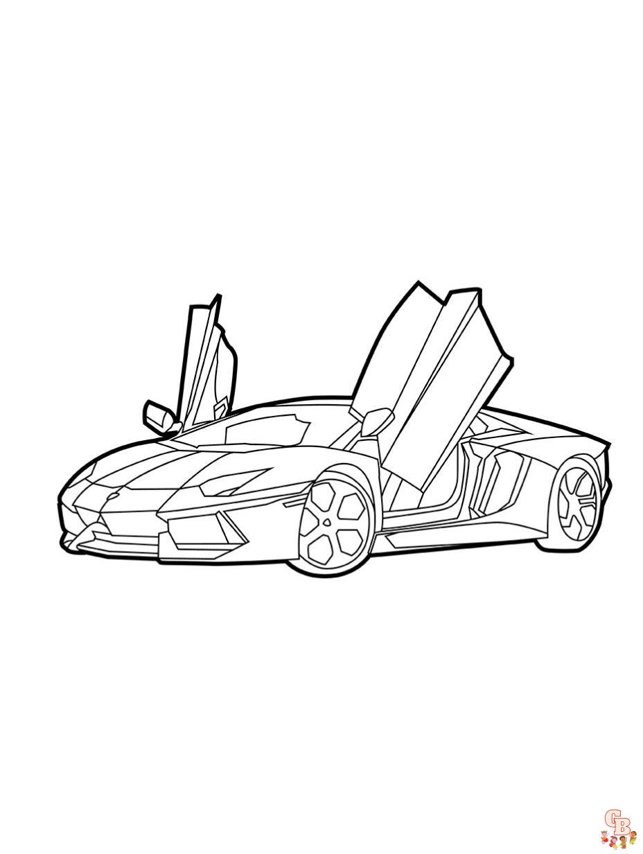 Lamborghini coloring pages