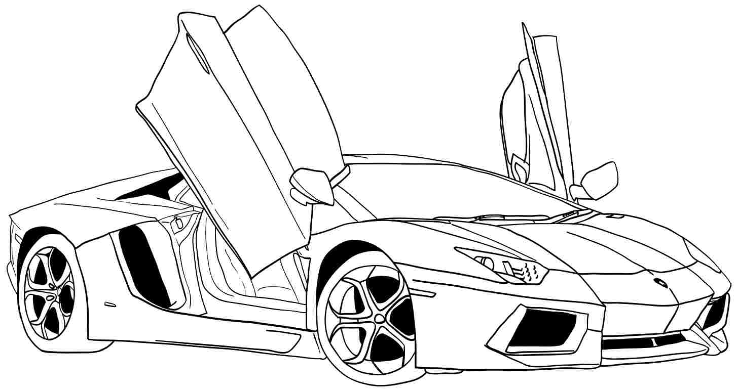 Car coloring pages