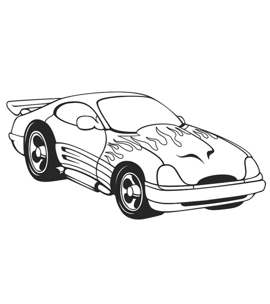 Top free printable sports car coloring pages online