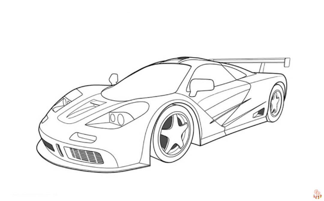 Printable mclaren coloring pages free for kids and adults