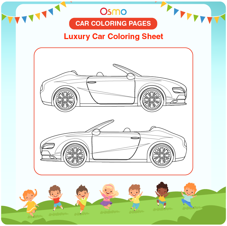 Car coloring pages download free printables