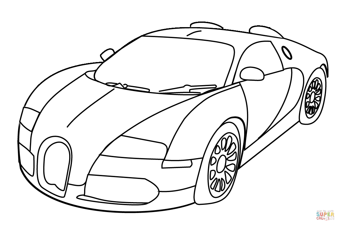 Sportcar coloring page free printable coloring pages