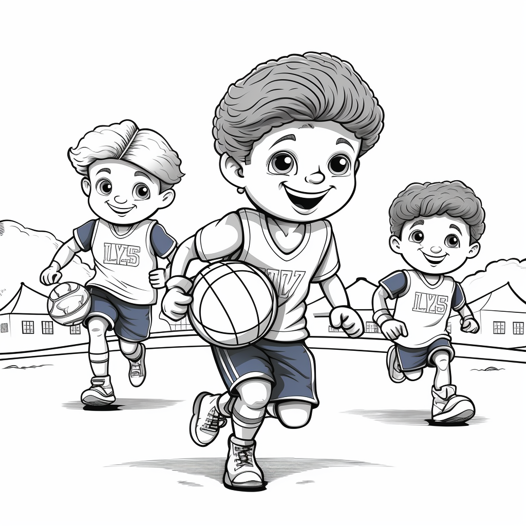 Sports coloring pages