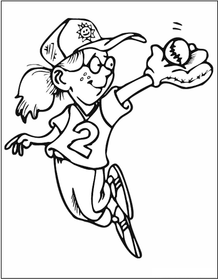 Free printable sports coloring pages for kids