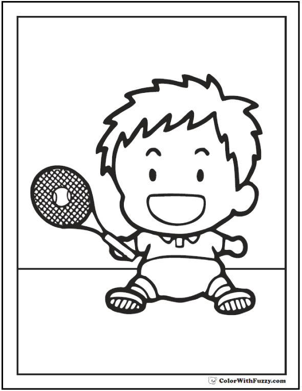 Sports coloring sheets â customize and print pdf